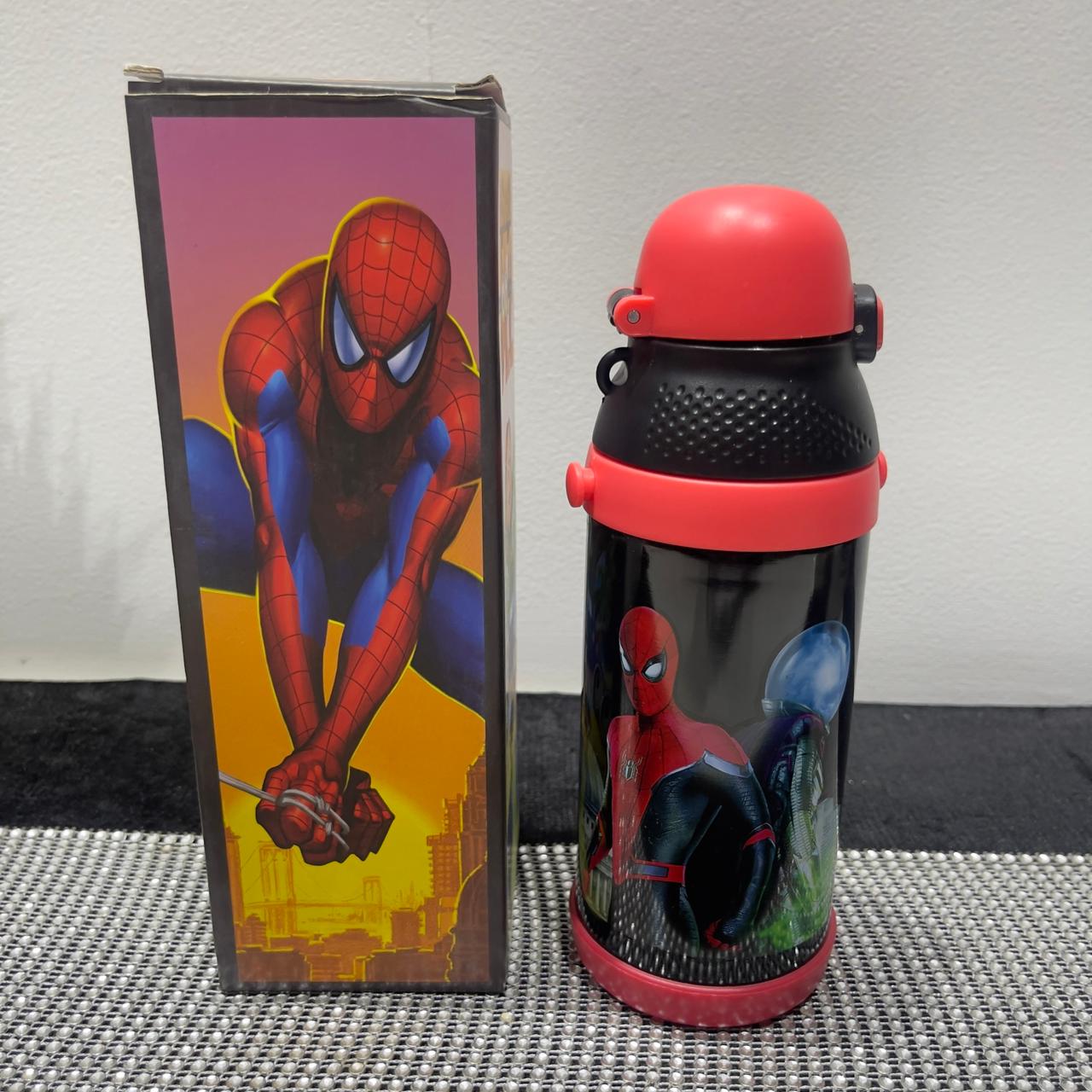 Spiderman Thermal Black Water Pot