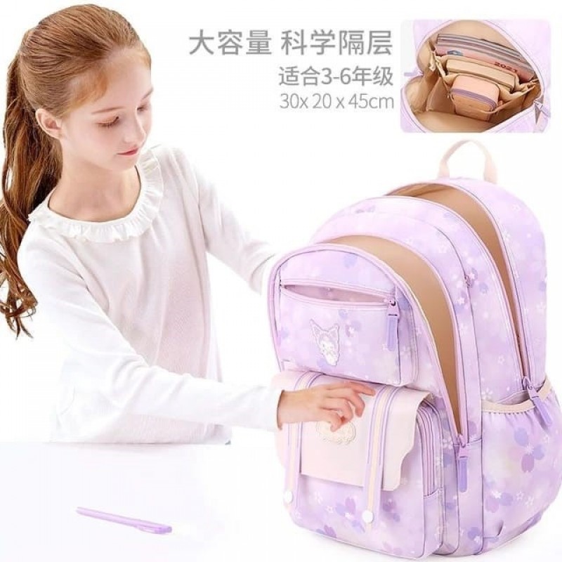 Floral Senior School Bag