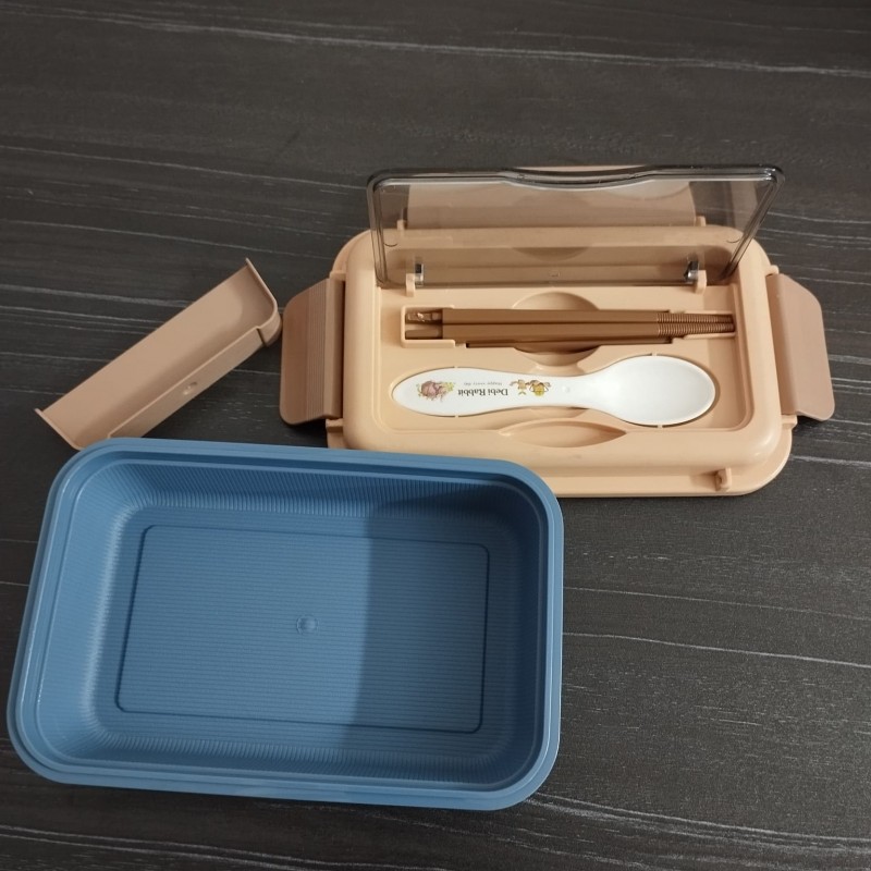 Rabbit Tiffin Box With Chopsticks and Spoon