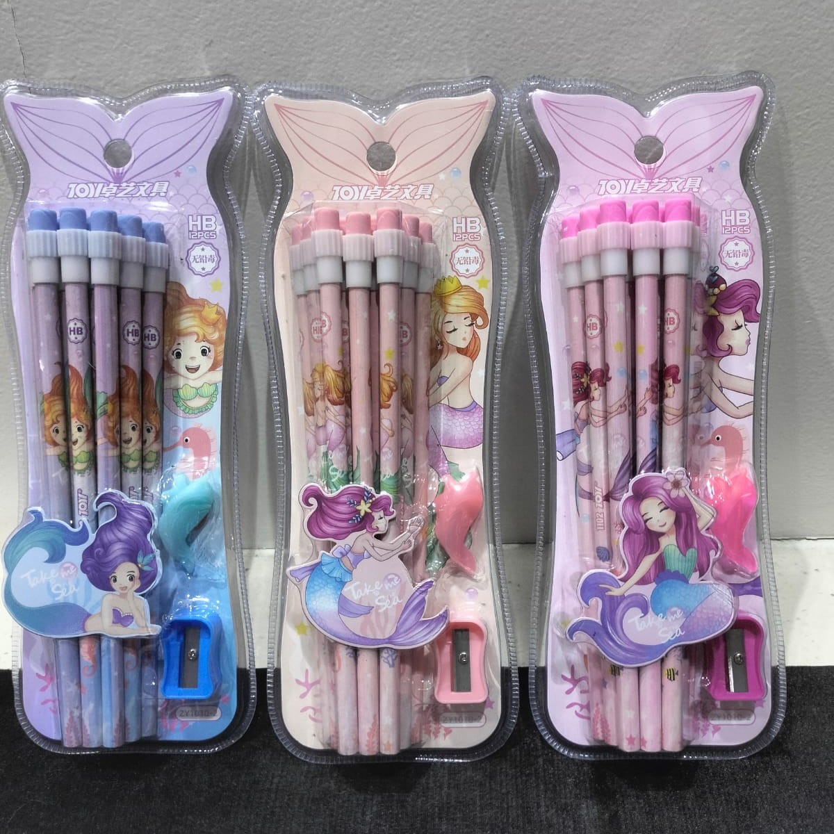 Mermaid Pencil Set