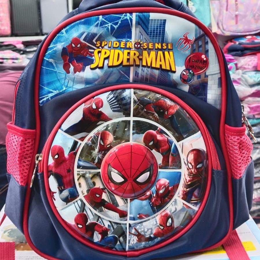 Spiderman 3D Play-Nursery School Bag