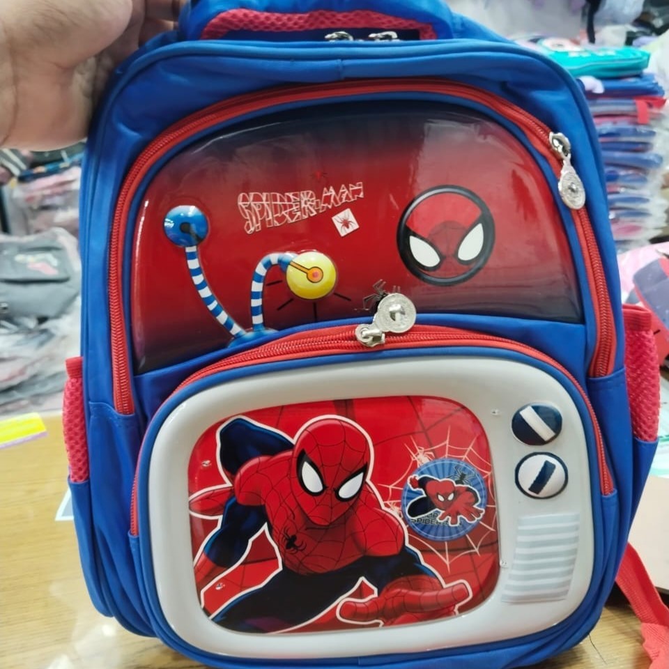 Spiderman 3D Play-Nursery School Bag