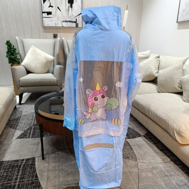 Blue Unicorn Raincoat