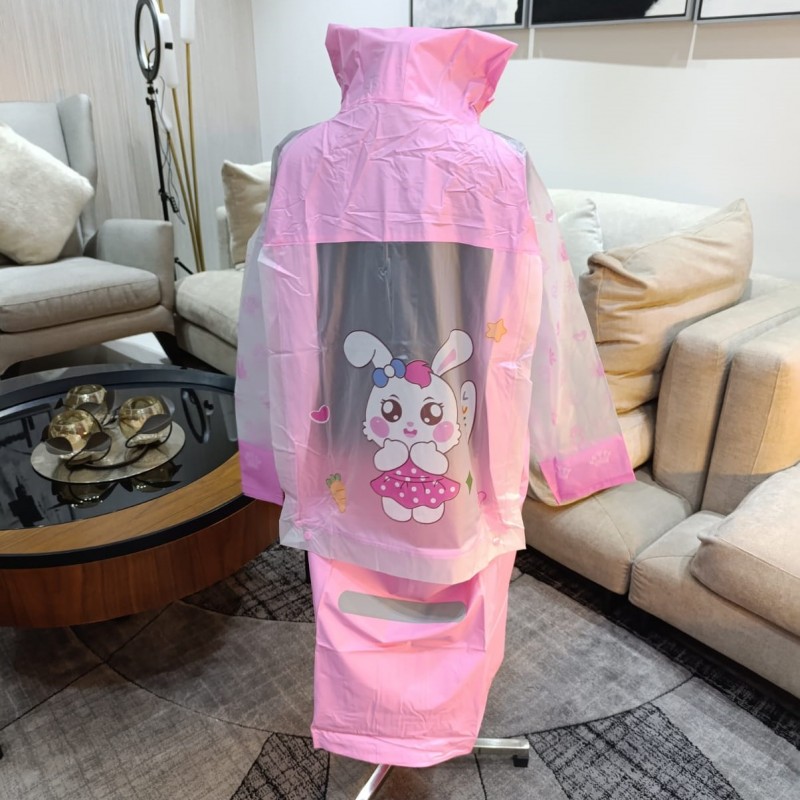 Pink Bunny Raincoat