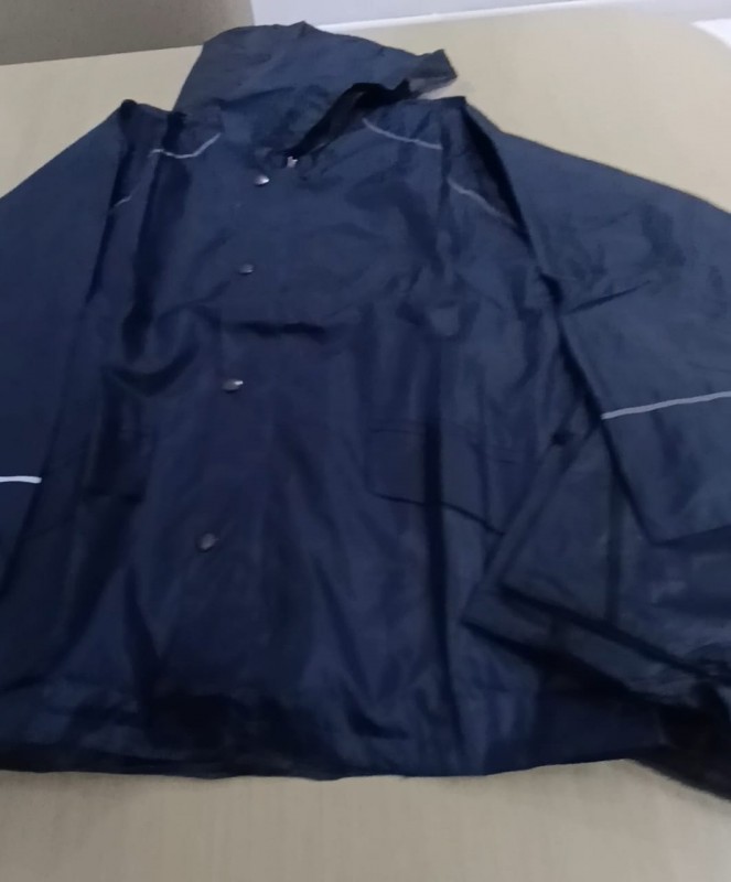 100% Waterproof Biker Raincoat - 3 Layer Both Side Wearable