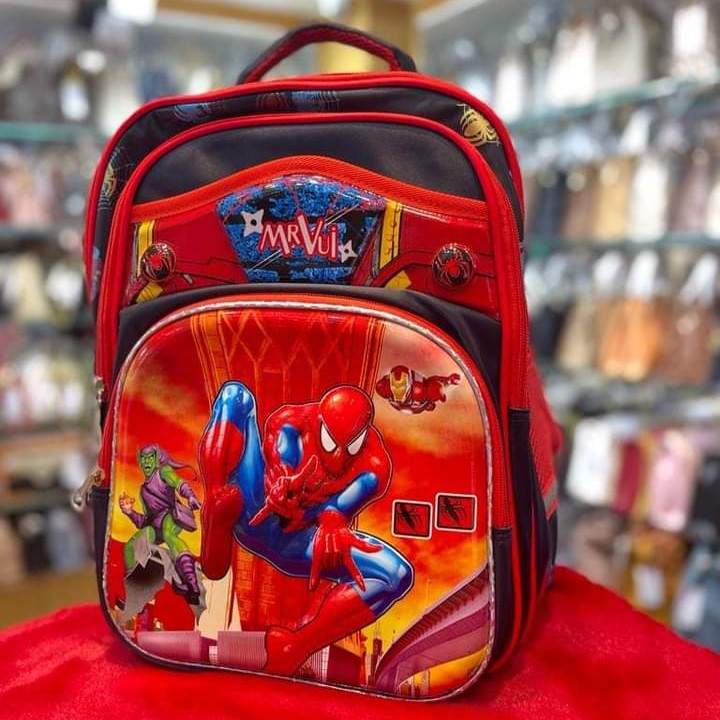 Spiderman 3D Junior School Bag