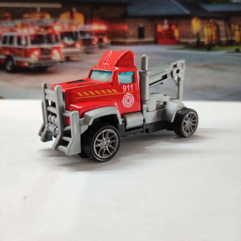 6 Piece Fire Fighting Car Set