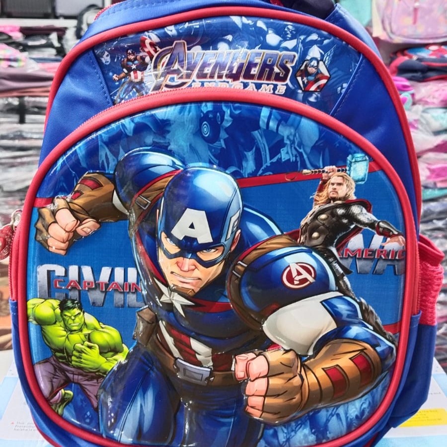 Avengers 3D Play-Nursery School Bag