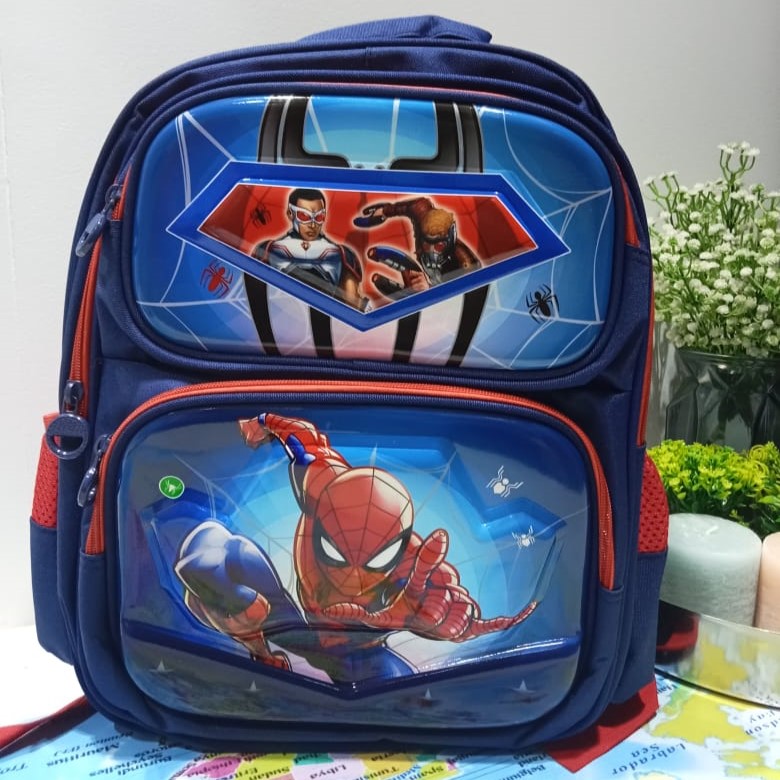 Spiderman 3D Junior School Bag