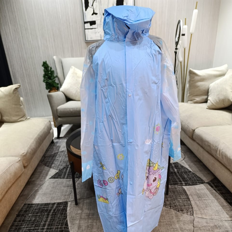 Blue Unicorn Raincoat