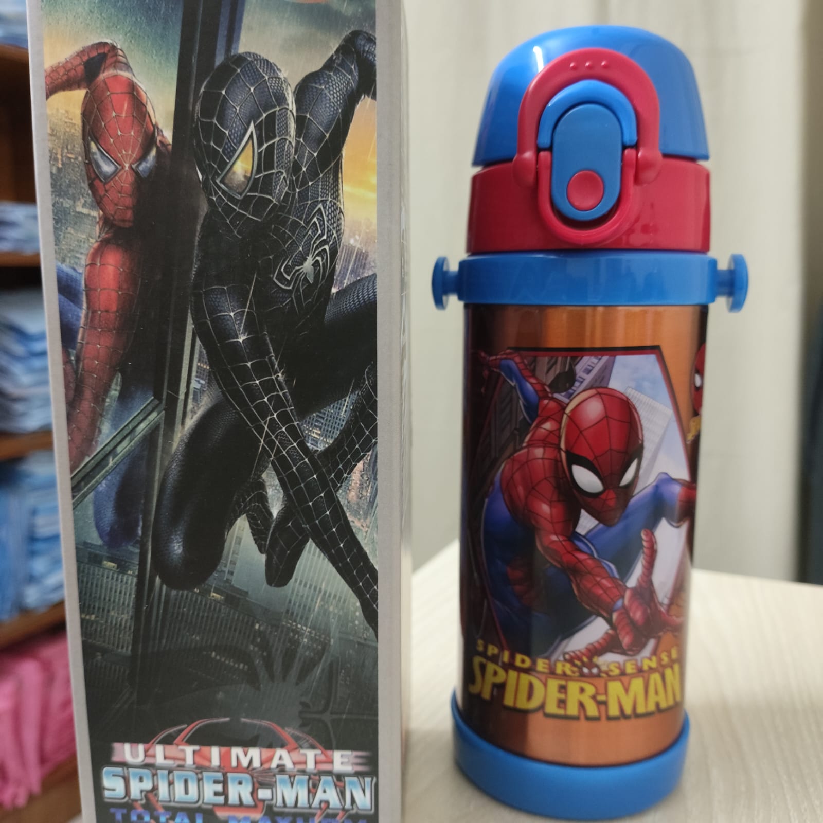 Spiderman Thermal Blue Water Pot