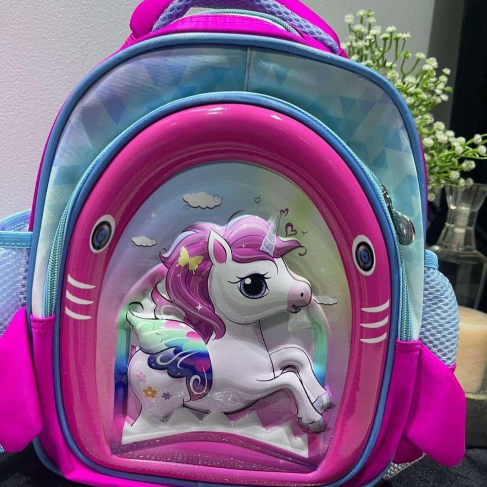 Unicorn 3D Play-Nursery School Bag