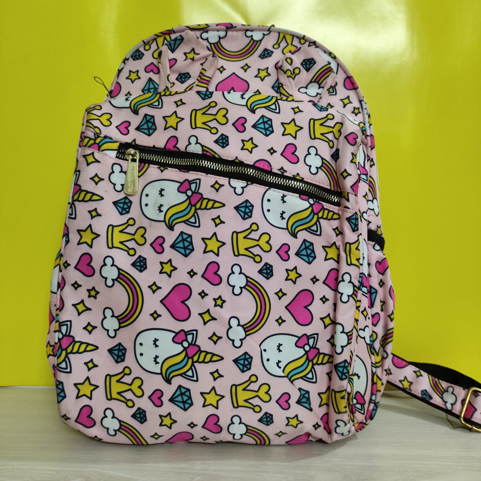 Unicorn Print Junior School Bag