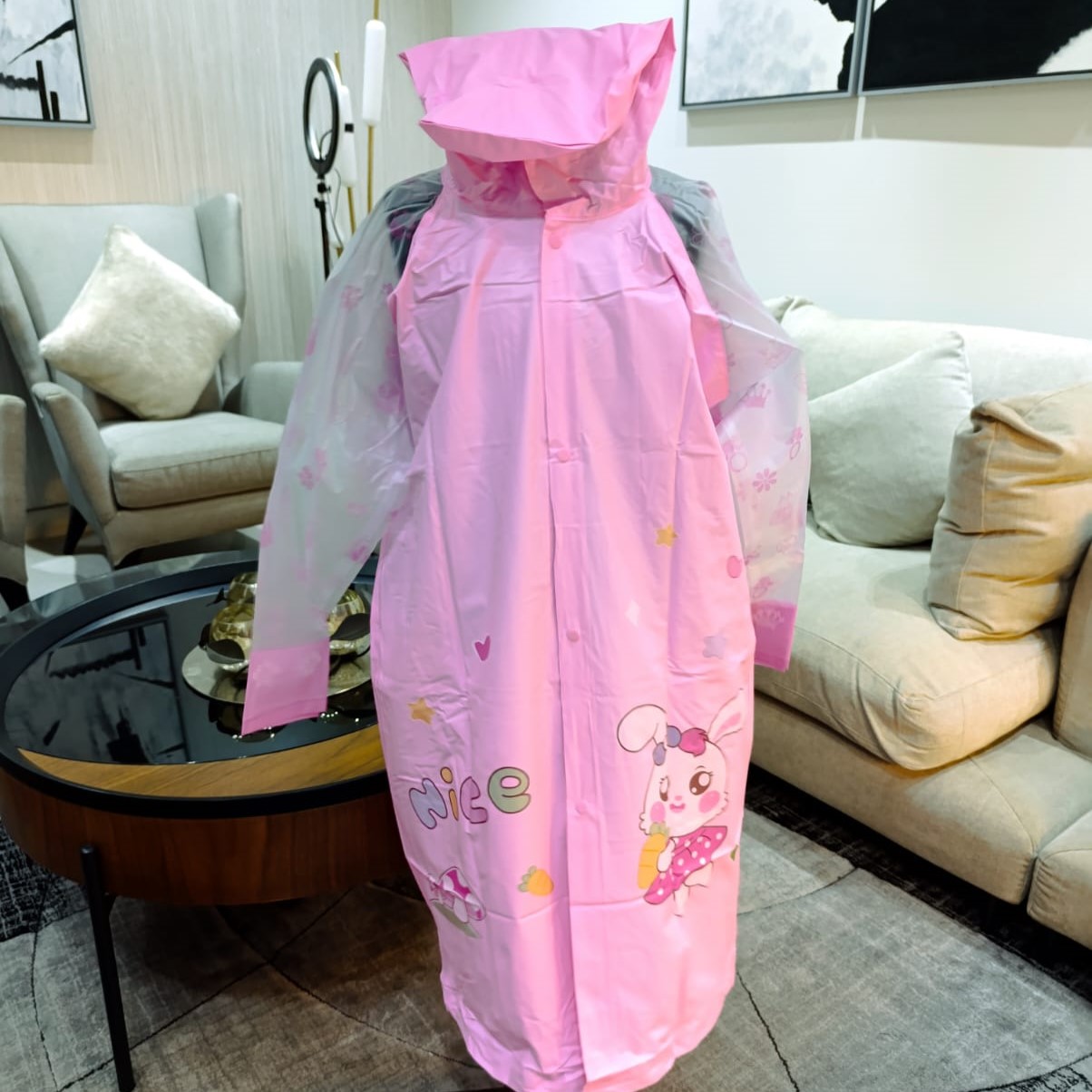 Pink Bunny Raincoat