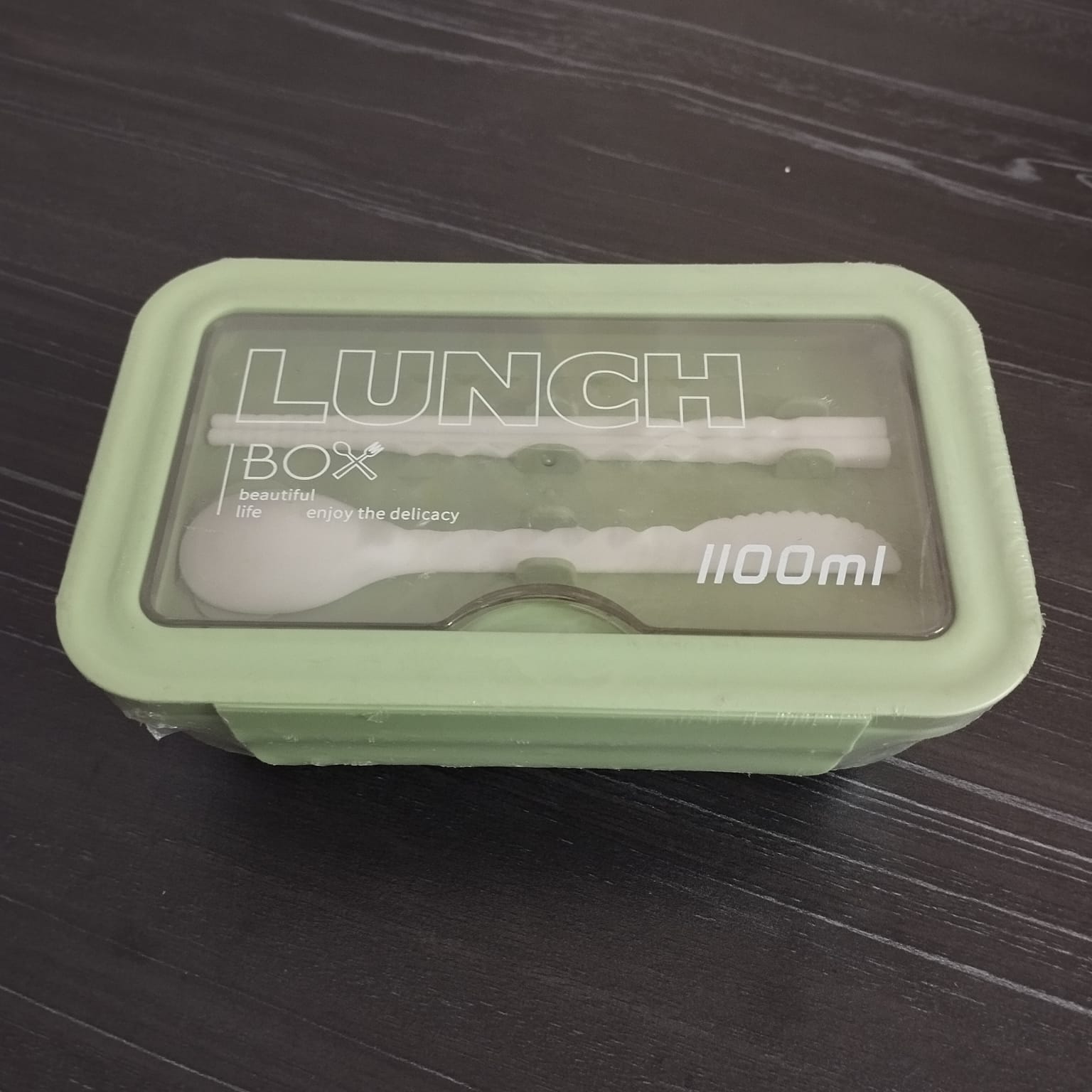 Lunch Box With Cutlery & Chopsticks