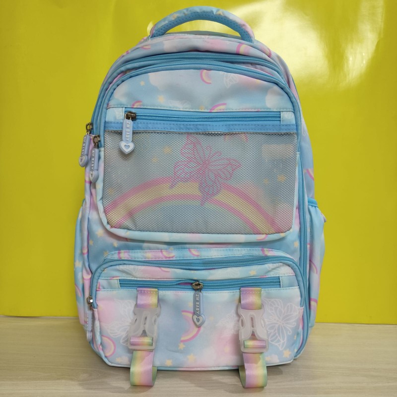 Butterfly-Rainbow Senior School Bag