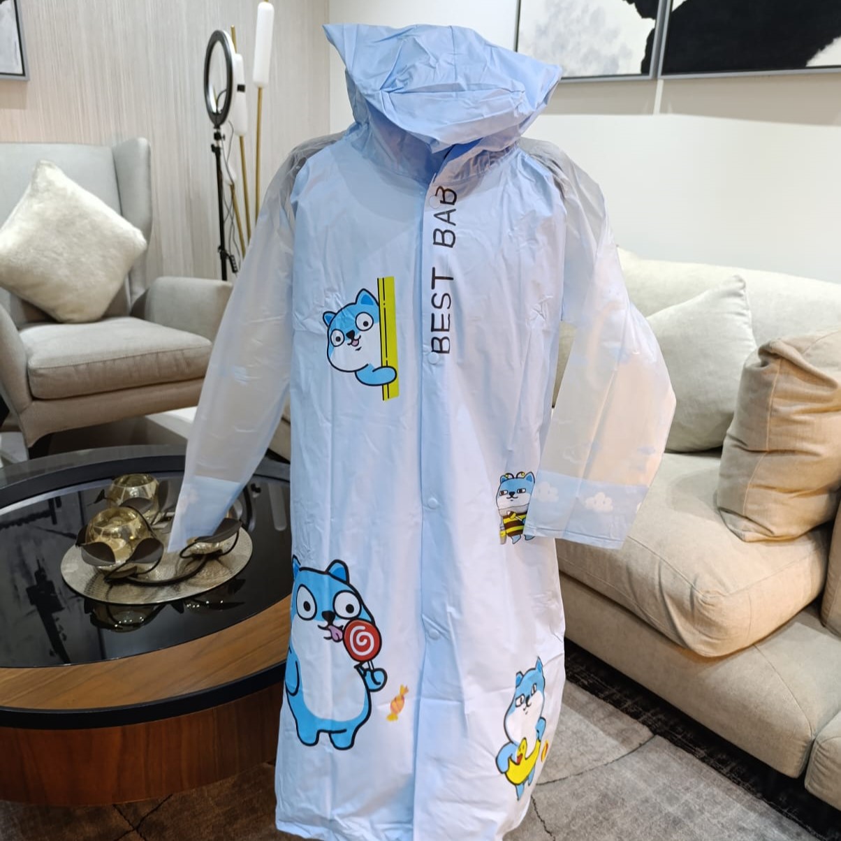 Blue Cat Raincoat