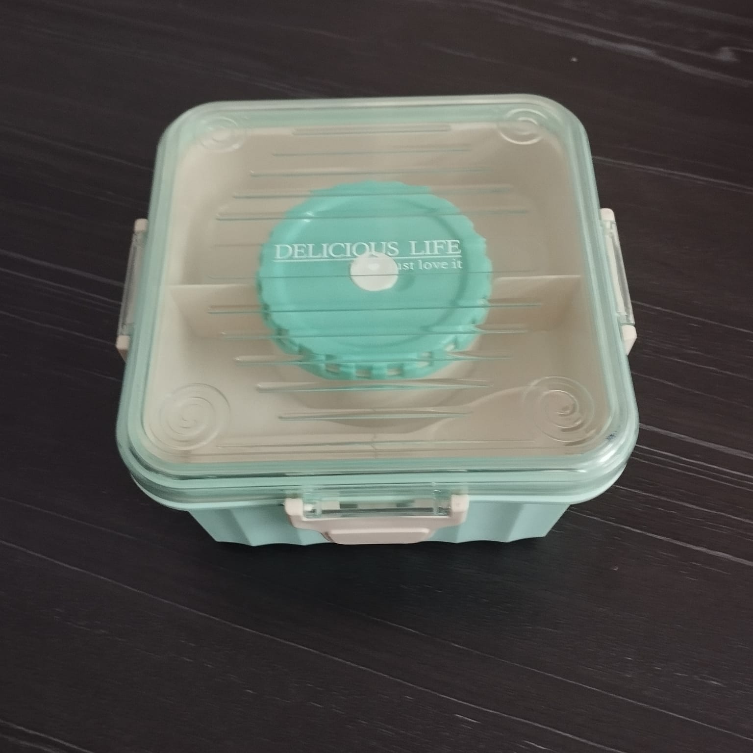 Square Shape Tiffin Box With Spoon