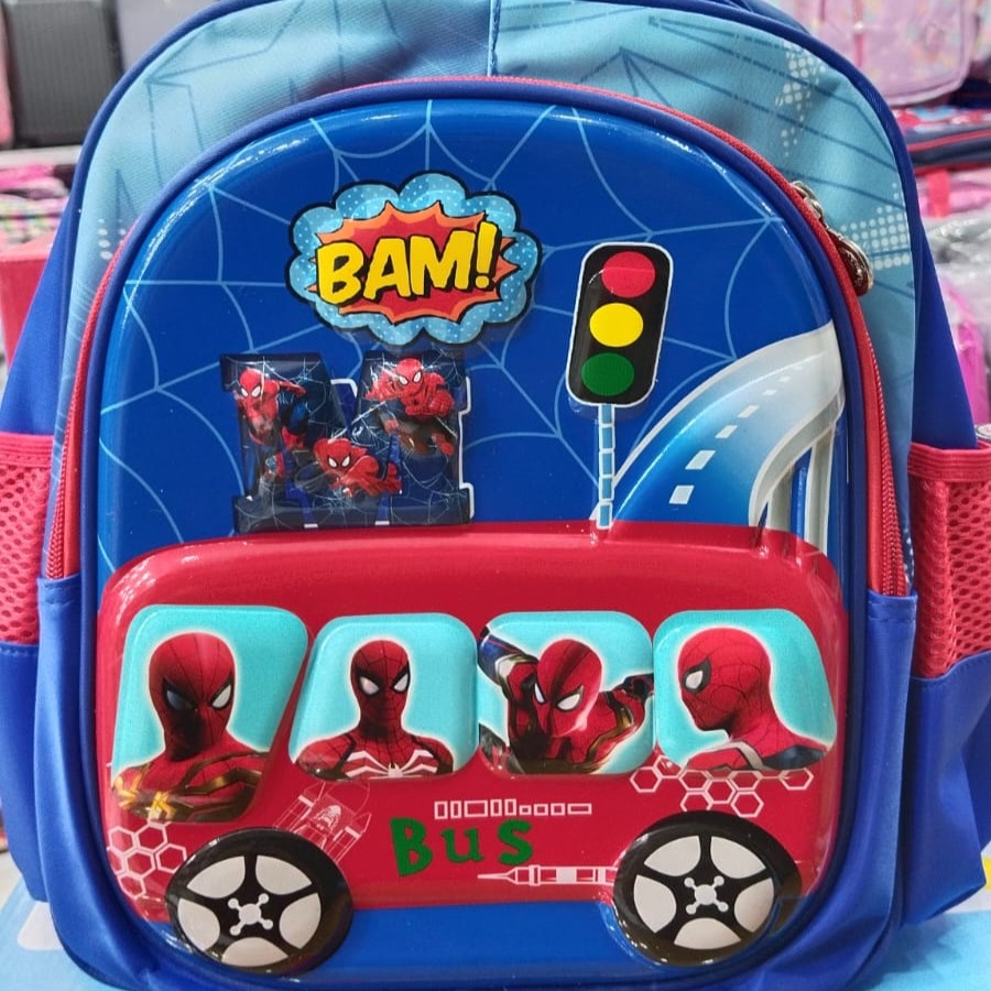 Spiderman 3D Play-Nursery School Bag