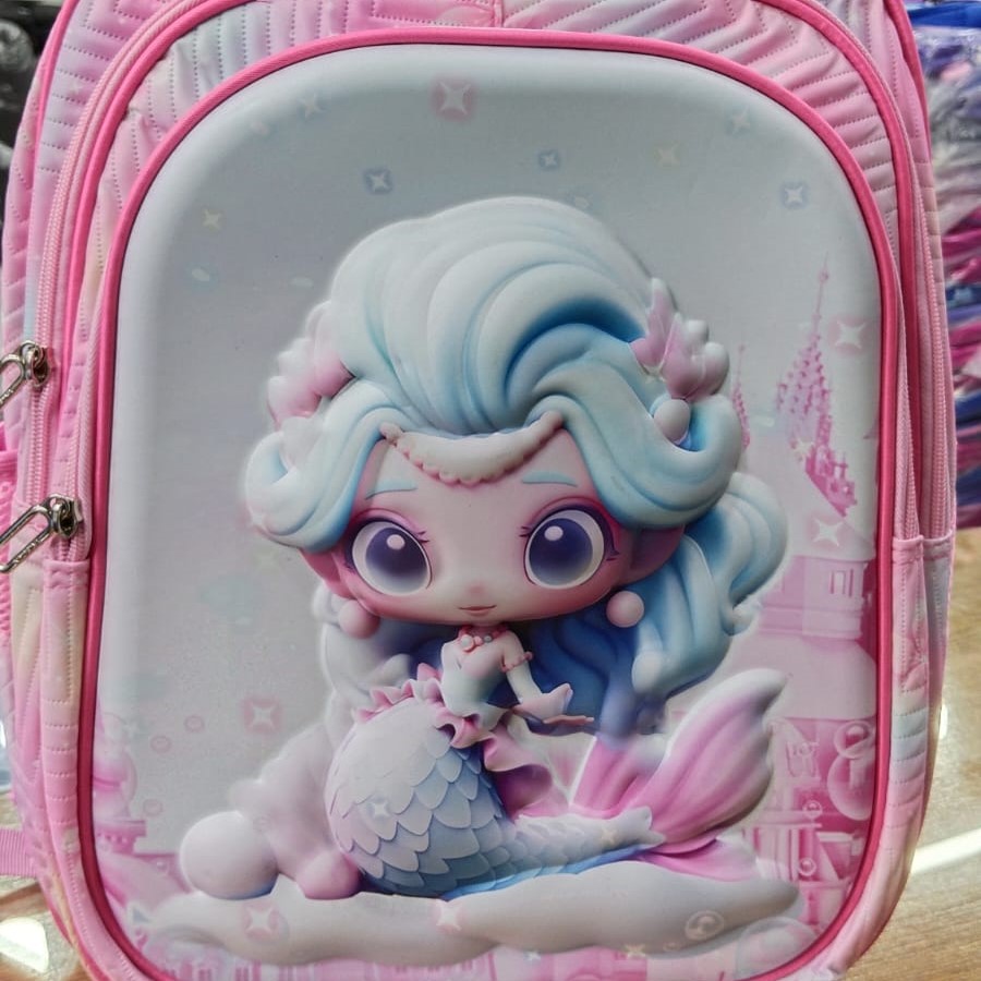 Mermaid 3D Junior School Bag