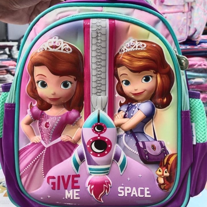 Princess 3D Play-Nursery School Bag