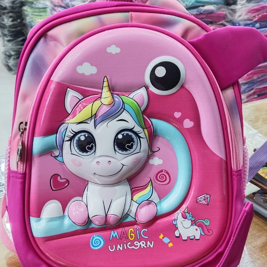 Unicorn 3D Play-Nursery School Bag