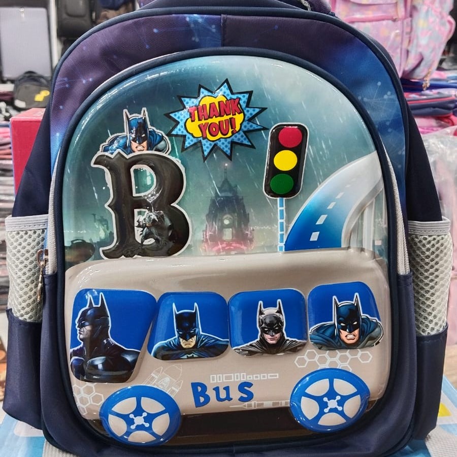 Batman 3D Play-Nursery School Bag