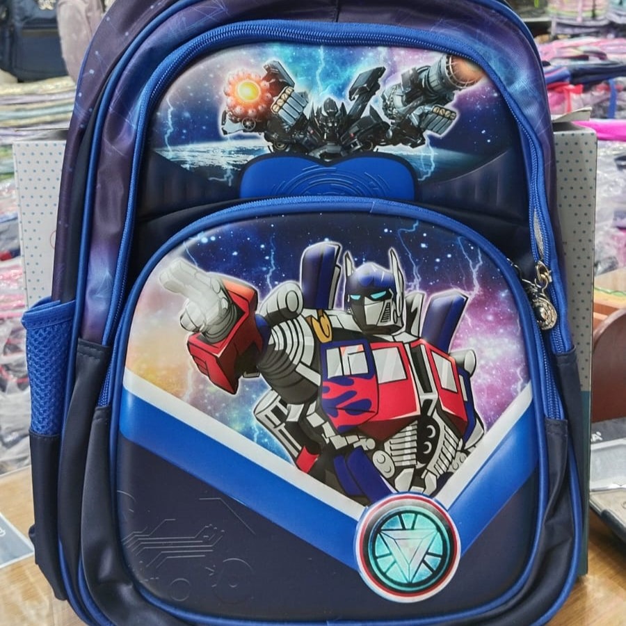 Transformers 3D Junior School Bag