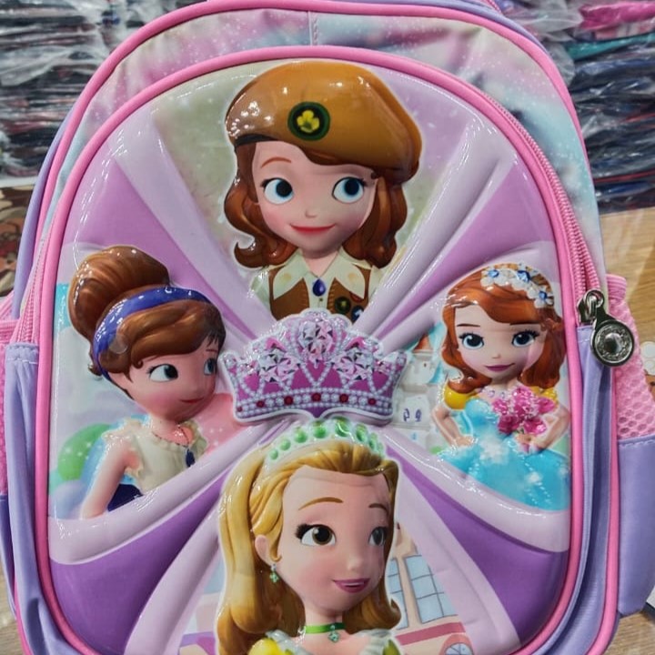 Princess 3D Play-Nursery School Bag