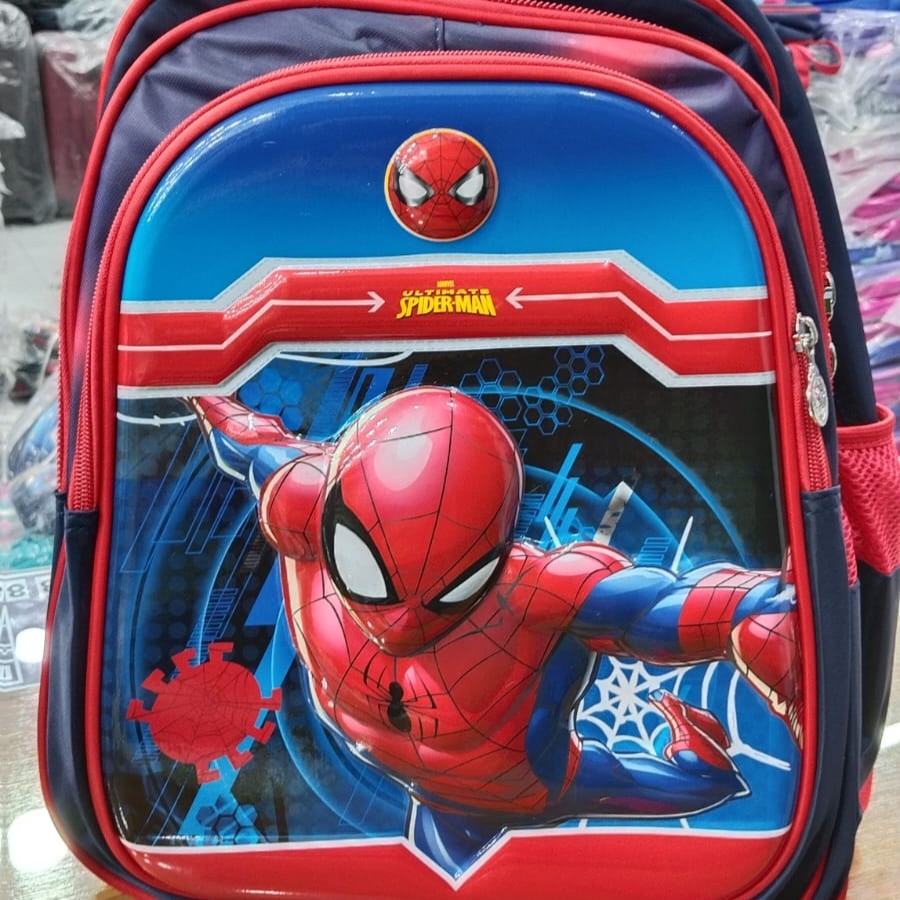 Spiderman 3D Junior School Bag