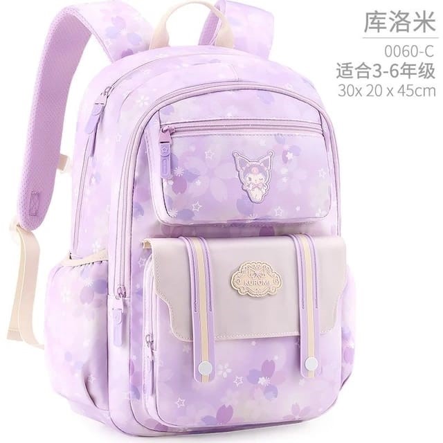 Floral Senior School Bag