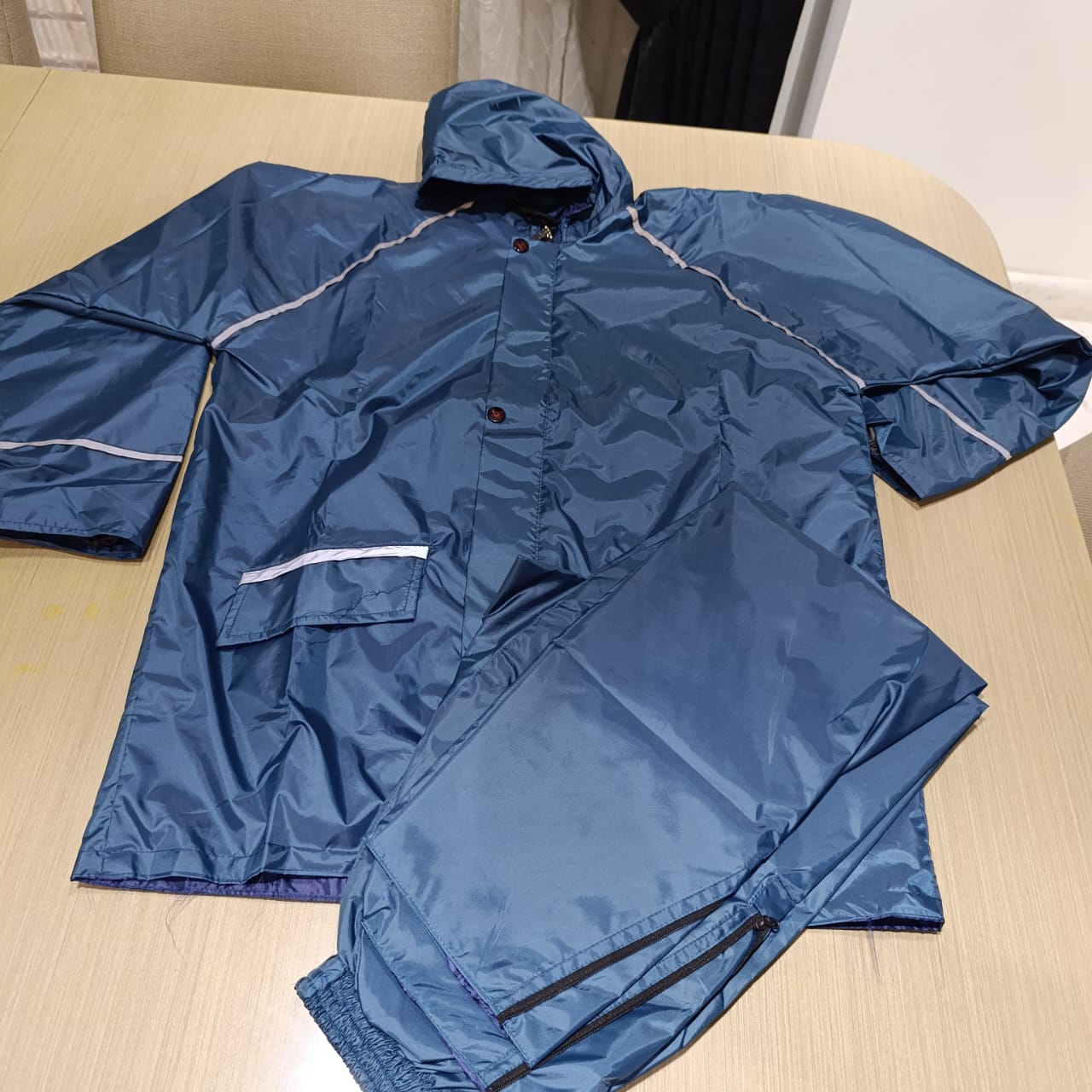 100% Waterproof Biker Raincoat - 3 Layer Both Side Wearable